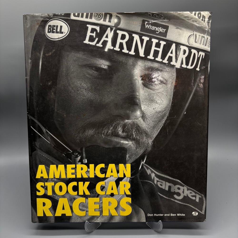 American Stock Car Racers Book Dale Earnhardt NASCAR Racing Photography 1997 Vtg